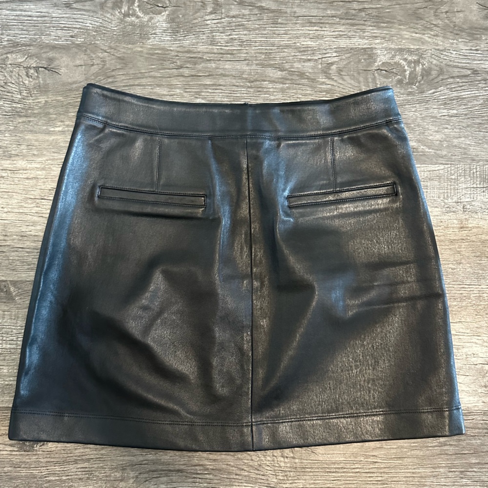 Like new Helmut Lang stretch lamb skin black Leather Skirt - Picture 6 of 6